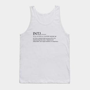 INTJ Personality (Dictionary Style) Light Tank Top